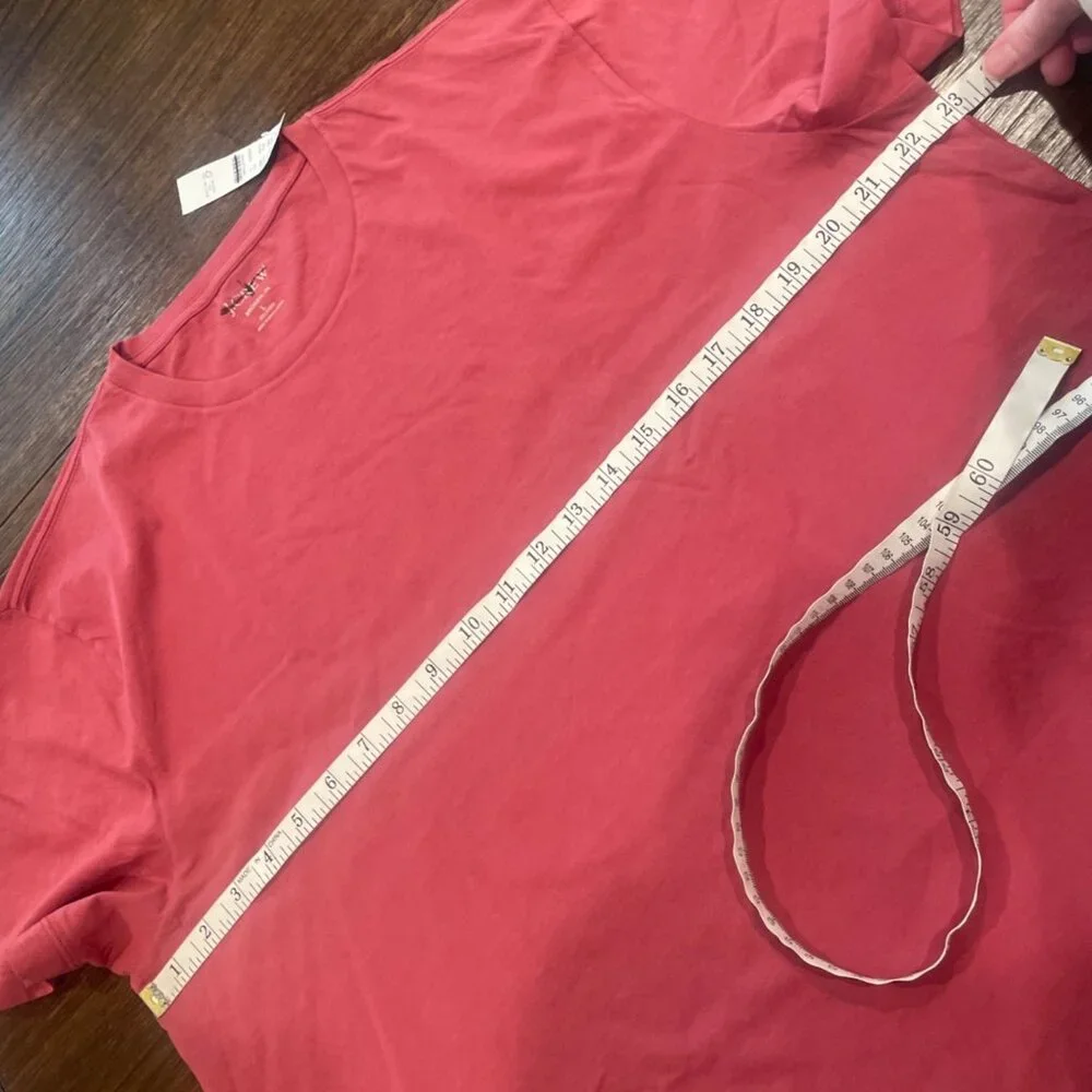 J.Crew Relaxed Broken-In T-Shirt Mens L Warm Brick Red Crewneck Tee Basic Lounge